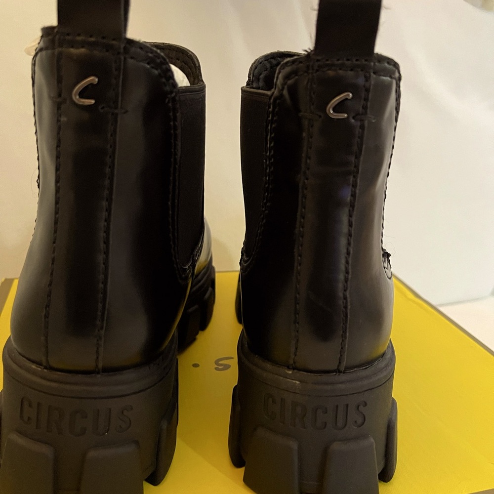 Sam Edelman Lug Sole Ankle Booties. Winter Boots